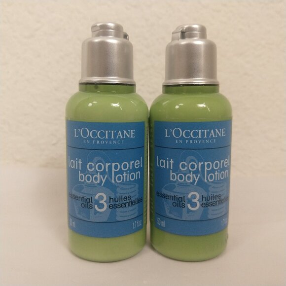 L'OCCITANE LAIT CORPOREL Relaxing Body Lotion 50ML X 2 NEW - Picture 2 of 4